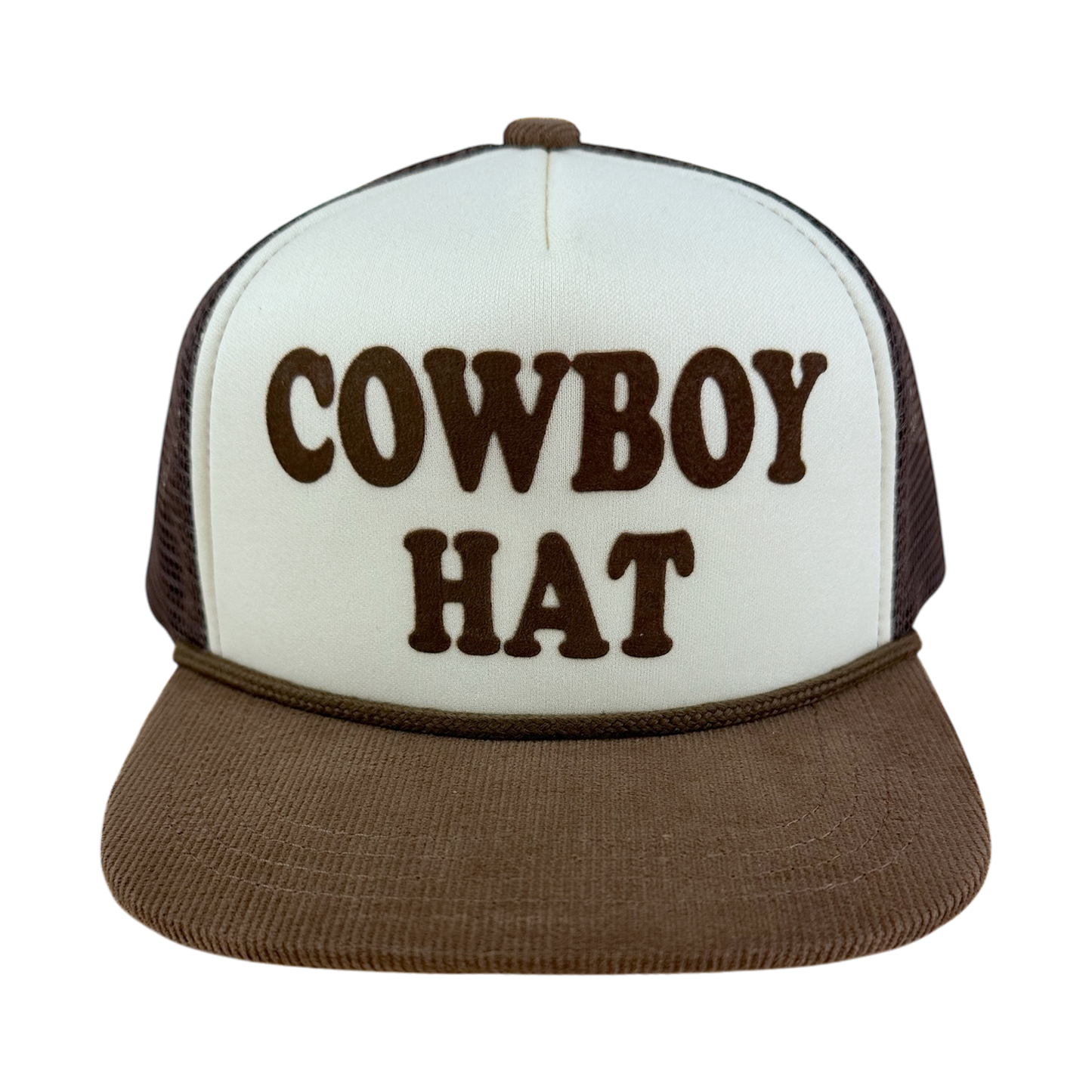 Tiny whales cowboy hat kids trucker hat