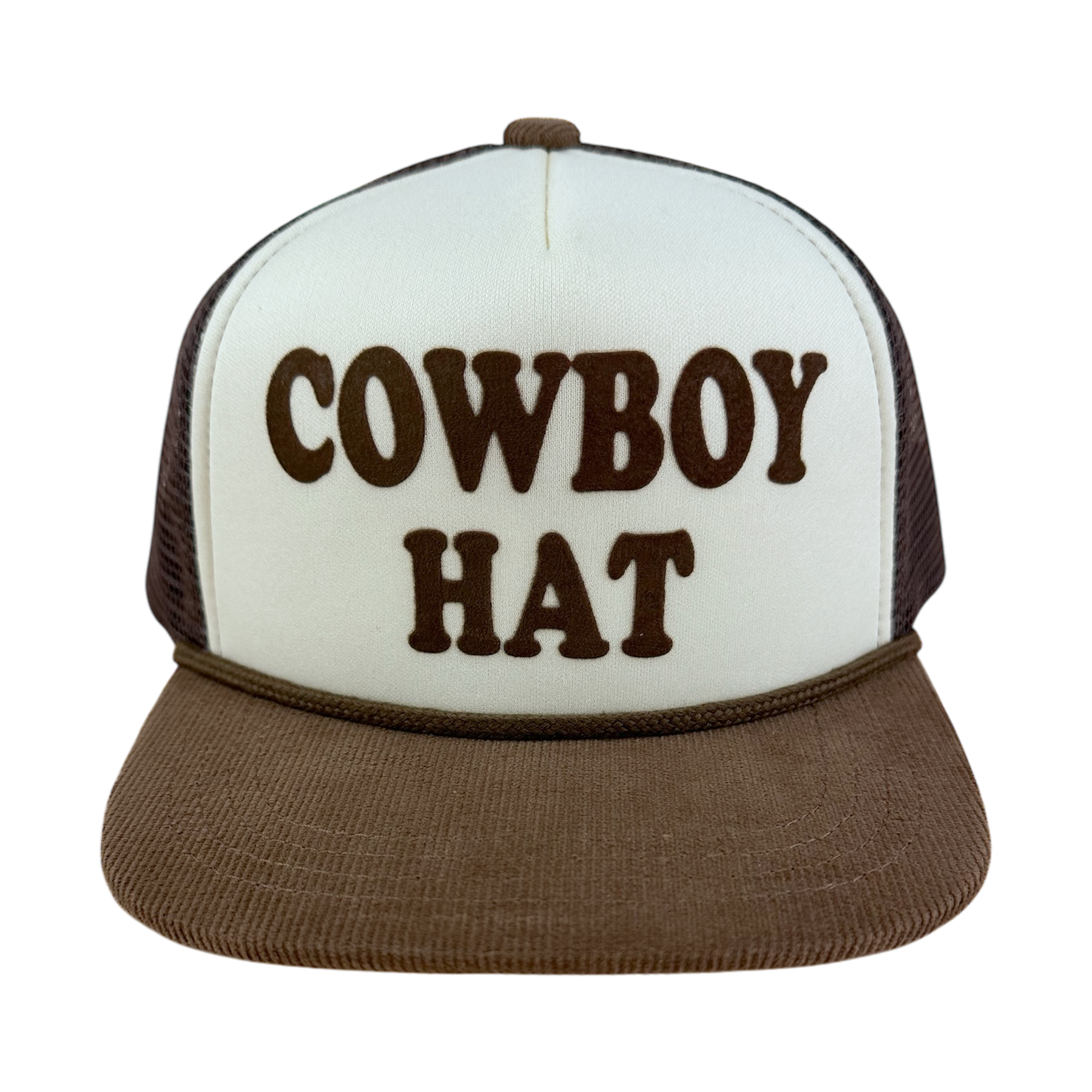 Tiny whales cowboy hat kids trucker hat