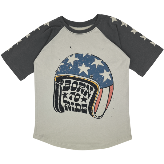 Born To Ride Raglan Tee