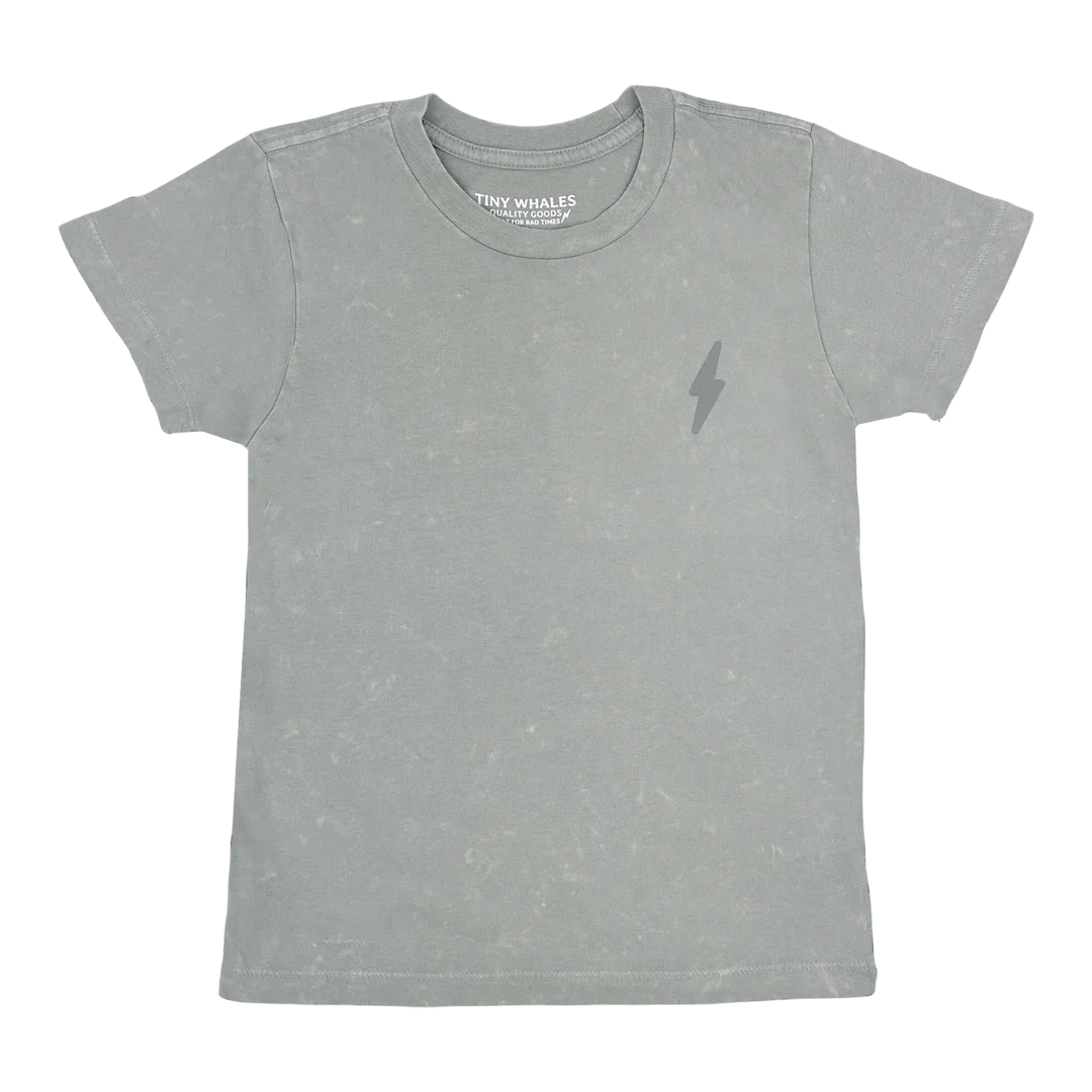 Marine lightning bolt cotton toddler shirt