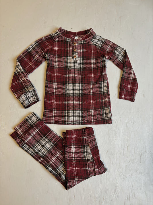 Holiday Plaid Modal Pajama Set