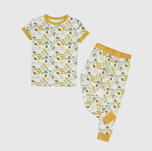 Honey Bee Bamboo Two-Piece Bamboo Set