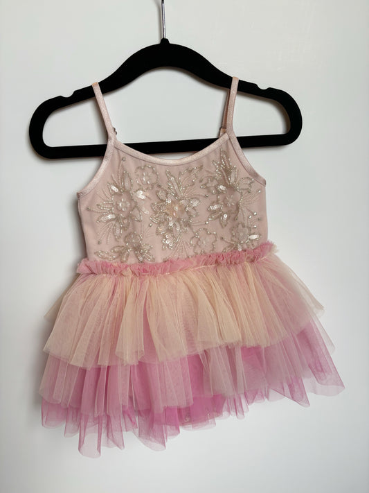 Pink Fleur Baby Tutu Dress