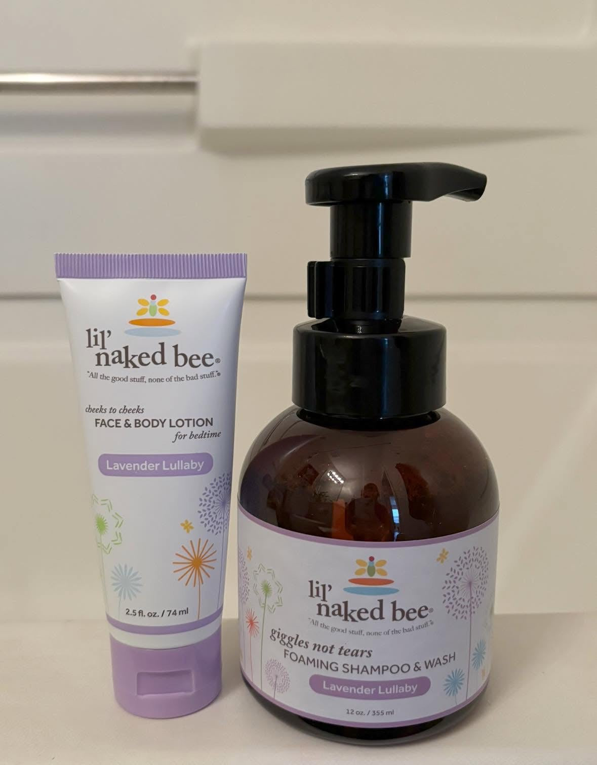 Lil naked bee face and body lotion lavender lullaby