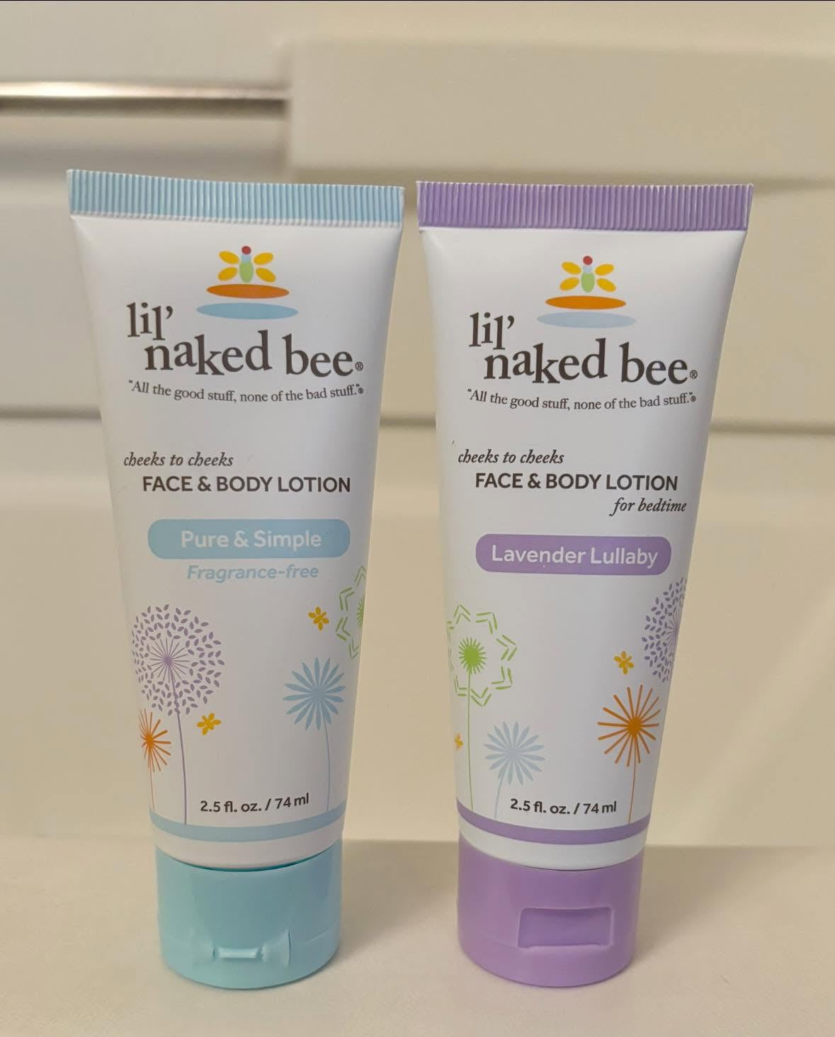 Lil naked bee face and body lotion lavender lullaby