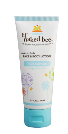 Lil Naked Bee Unscented face and body lotion